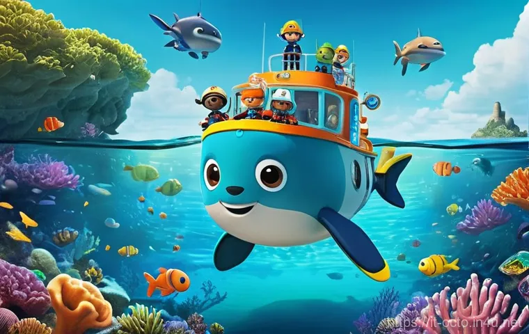 옥토넛 탐험에서의 리더십 사례 - **"In a tense, yet controlled, underwater crisis scenario, Captain Barnacles of the Octonauts is dep...