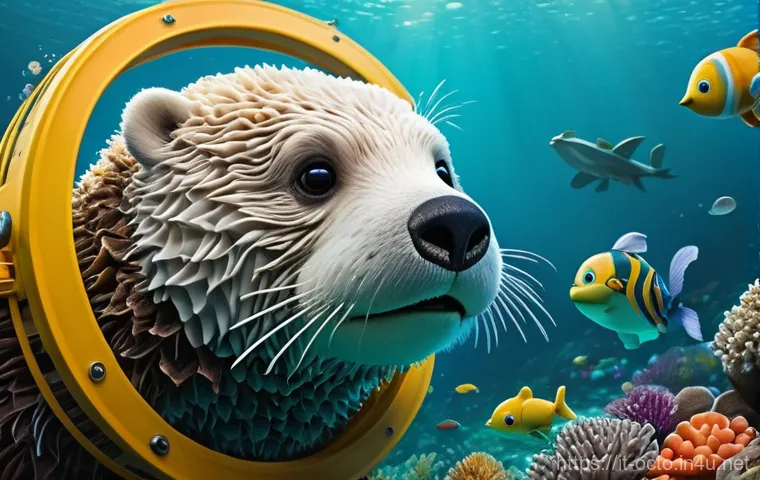 옥토넛의 시청 후 긍정적 효과 - **Prompt 1: Collaborative Reef Cleanup Mission**
A vibrant, sunlit underwater scene in a colorf...