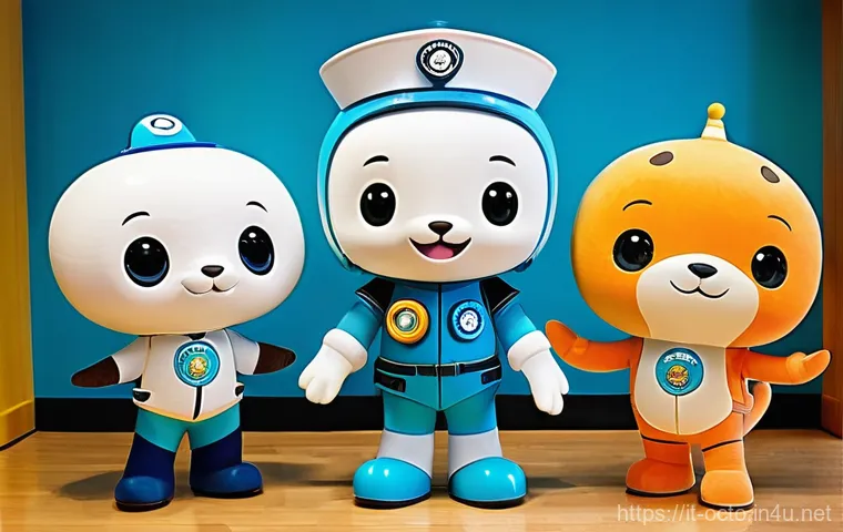 옥토넛 관련 공식 팬 이벤트 - **Prompt 1: Immersive Octonauts Underwater Mission**
    "A group of diverse children, aged 5-10, ar...