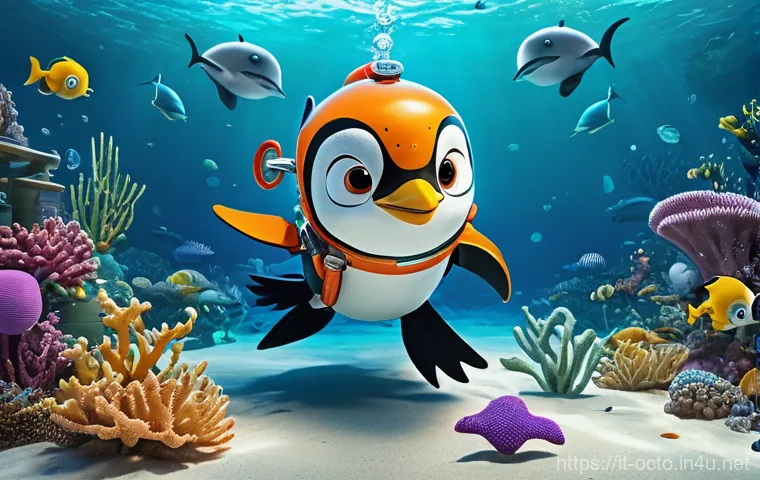 옥토넛 페이소의 대표적인 장면 - **Prompt: Courageous Rescue in Challenging Depths**
    "An inspiring and adventurous underwater ima...