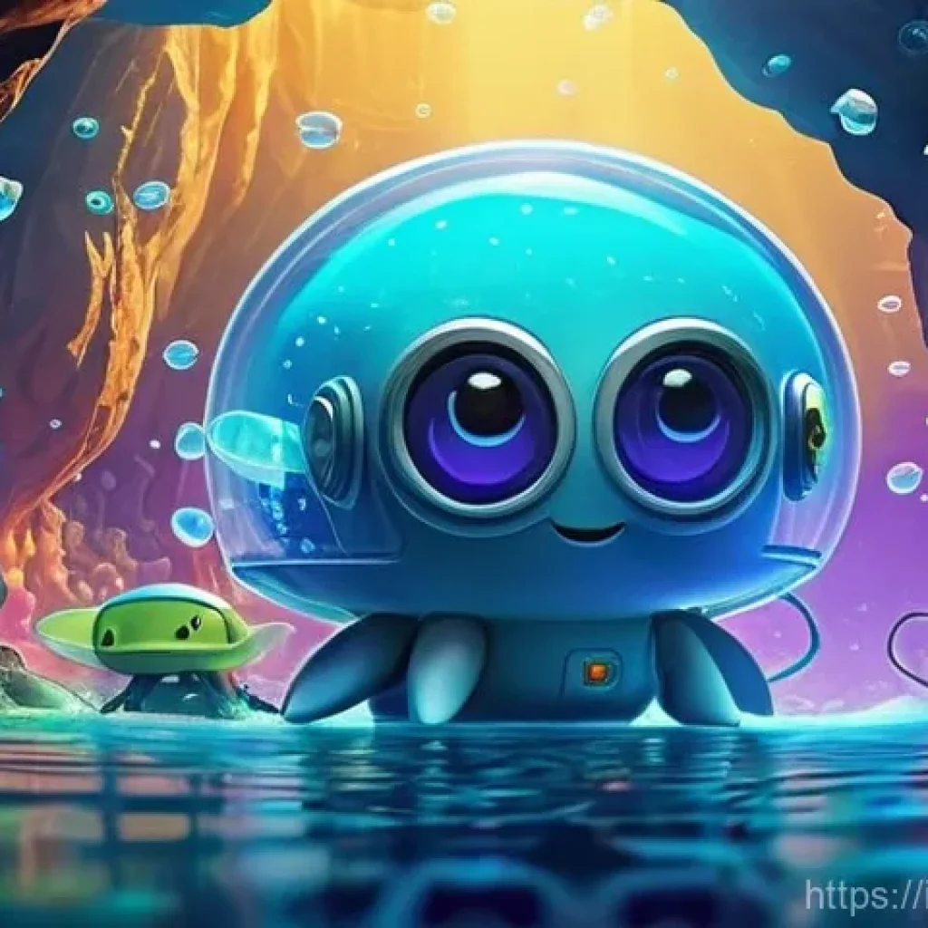 옥토넛 시리즈별 주요 사건 - **Underwater Exploration with Captain Barnacles, Kwazii, and Peso:**
    "A vibrant, high-definition...