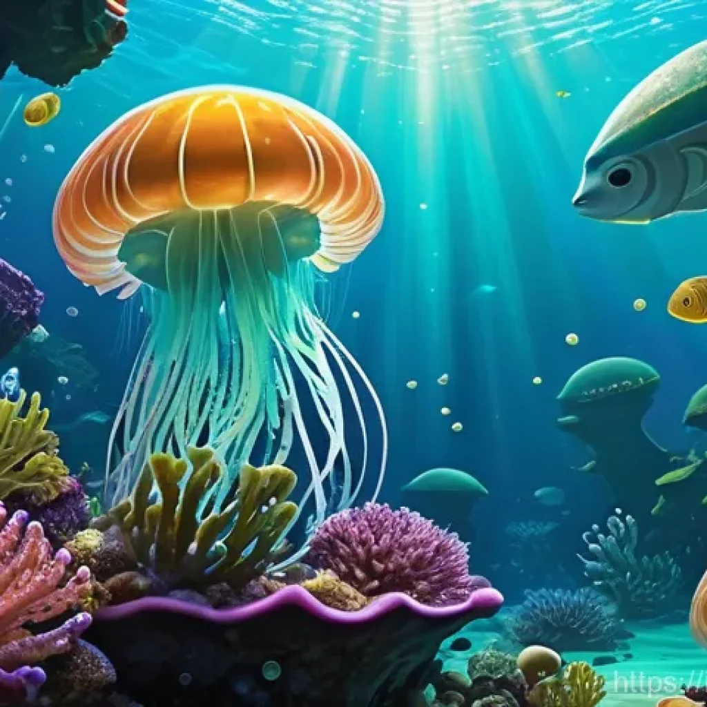 옥토넛 팬 메이드 콘텐츠 소개 - **Prompt 1: "The Grand Discovery of the Lumina-Reef"**
    A vibrant, high-definition digital illust...