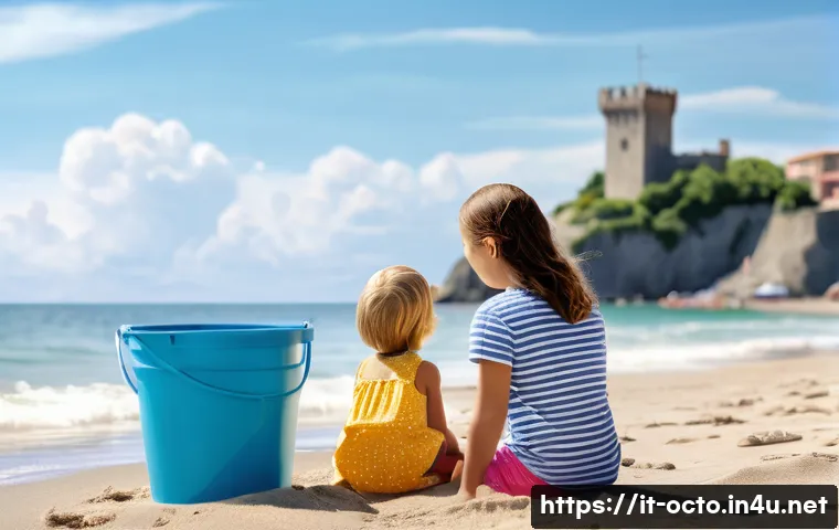 옥토넛 애니메이션 시청 후 리뷰 - **Prompt:** "A sunny day at the beach in Naples, Italy. A family is building a sandcastle. A young g...