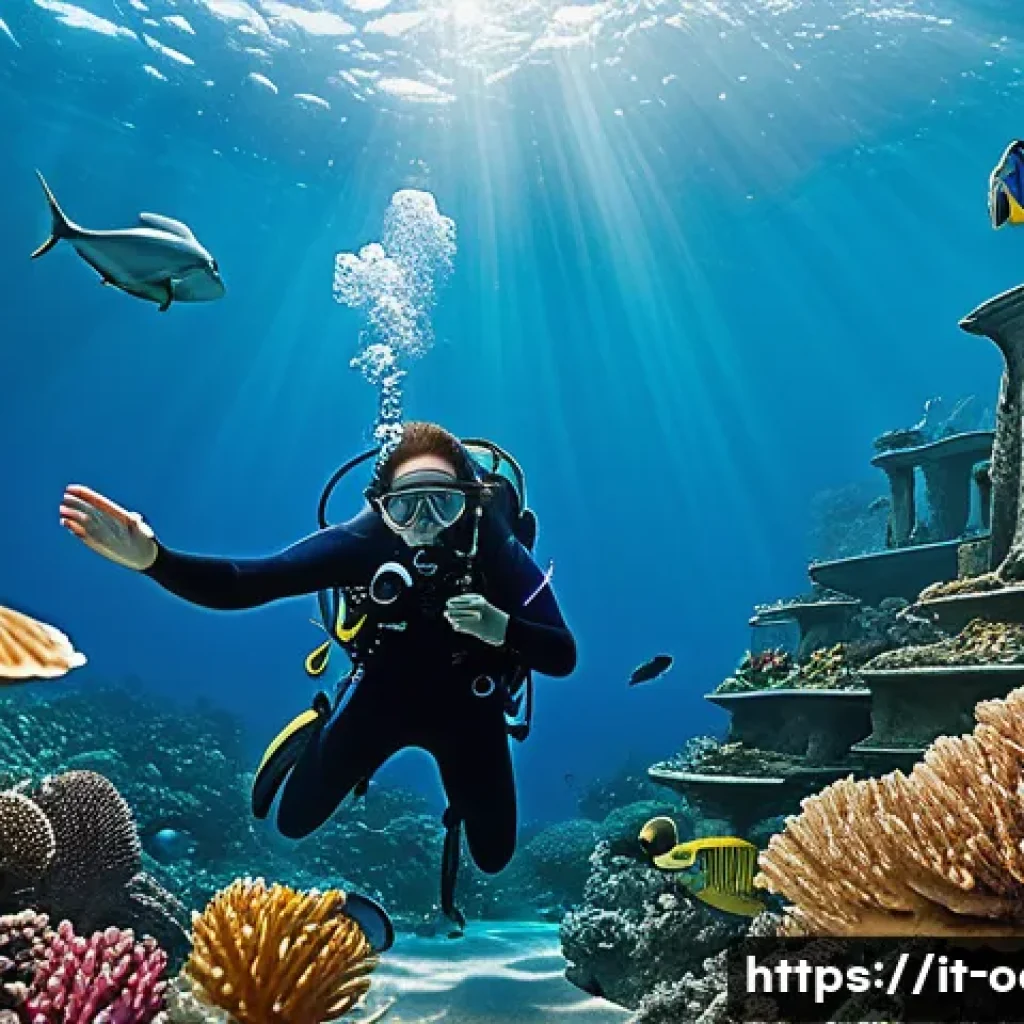옥토넛 대사의 감동적인 순간 - **Prompt 1: Underwater Team Exploration**
    "A team of diverse, adventurous individuals, dressed i...
