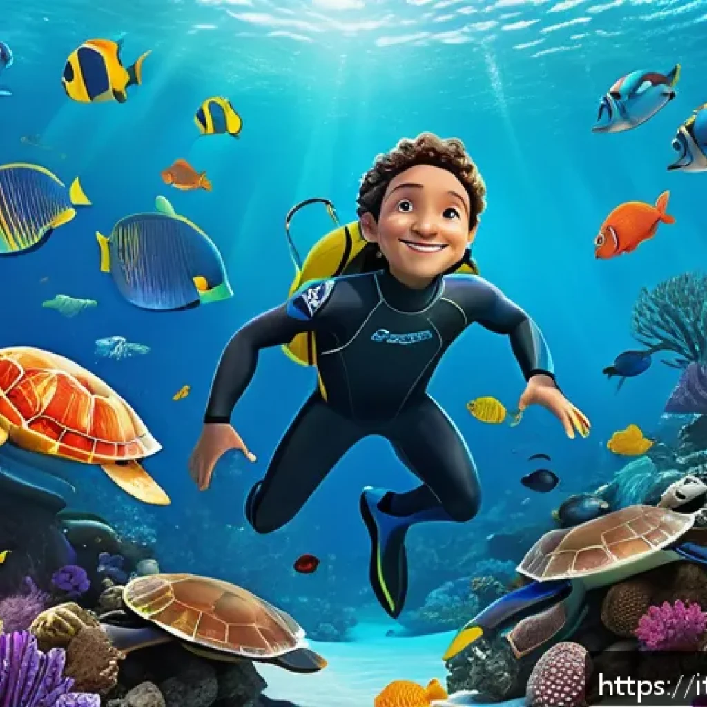 옥토넛 캐릭터 중 가장 인기 있는 인물 - A friendly underwater hero character designed for children&rsquo;s animation, featuring vibrant colors and...