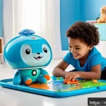 옥토넛 인기 굿즈 추천 - A vibrant scene of young children aged 4 to 6 playing with interactive Octonauts-themed educational ...