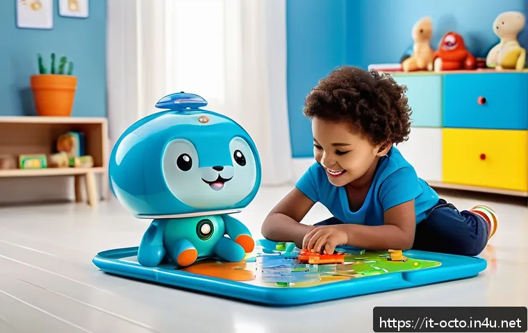 옥토넛 인기 굿즈 추천 - A vibrant scene of young children aged 4 to 6 playing with interactive Octonauts-themed educational ...